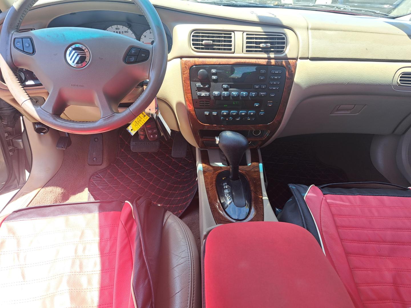 2003 RED /BEIGE Mercury Sable (1MEFM55S43A) , located at 1181 Aurora Rd, Melbourne, FL, 32935, (321) 241-1100, 28.132914, -80.639175 - Photo#4